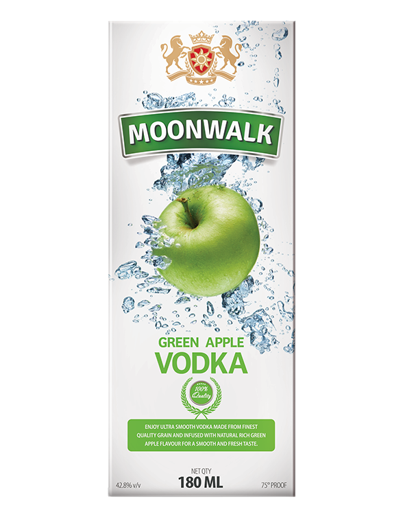 Moonwalk Green Apple Vodka